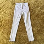 joe's jeans Joe’s Jeans White Skinny Jeans | High Rise Button Fly Denim Photo 8