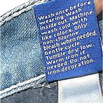 Apt. 9 Womens Blue Denim Mid Rise Cropped Capris Rhinestone Glam Size 14 Photo 9