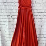 Susana Monaco  NWT String Slip Jumpsuit‎ in Pumpkin Color Size XS Photo 5