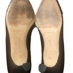 Manolo Blahnik  Black Leather Kitten Heel Photo 5