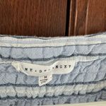 Jane and Delancey Women’s crinkle tie front button down top  Medium Photo 4