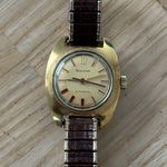 Bulova Automatic Gold Rare Vintage Ladies Watch Two-Tone Stretch Bracelet Works Photo 1