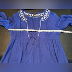Banana Republic  Royal Blue and White dress/coverup. Size M Photo 7