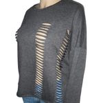 See You Monday Destroyed Long Sleeve Top Photo 2