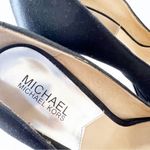 Michael Kors Michael Black Satin Peep Toe Platform Heels Size 8 Pleasers Studded Photo 7
