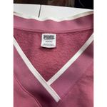 PINK - Victoria's Secret  V Neck Pullover Sweatshirt Cropped‎ Comfy L Photo 4