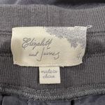 Elizabeth and James Size 4 Pant Gray Cropped Jogger Satin Shiny Mid Rise Tapered Photo 2