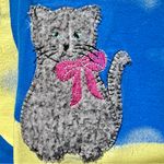 Vintage T shirt oversized Cat Moon Stars :Box A Photo 9