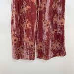 Hutch  Women's Velvet Floral Flowy Wide Leg Romantic Boho Chic Wide Leg Pants  XS Photo 4