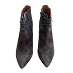 H by Halston Halston Gray Suede Irene Stiletto Boots Sz 10 Photo 3