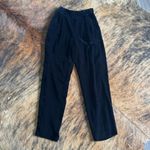 Dana Buchman  Vintage Black Velvet Silk Straight Leg Pants 6 Photo 1