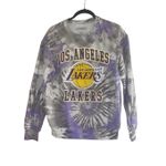 ✨Hybrid Women's NBA LA Lakers Graphic Sz Medium Sweatshirt✨ Gray Photo 2