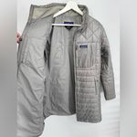 Patagonia Women’s Long Quilted Insulated Coat Gray XL Photo 3