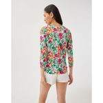 $237 NWOT Leo&Ugo Women's Floral Pullover Sweater Size 6 Photo 3