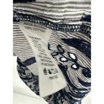 Two by Vince Camuto Dress Women MEDIUM Blue Embroidered Cap Sleeve V Photo 5