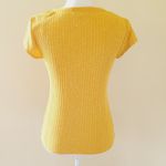 Pink republic  mustard ribbed tee size medium Photo 4