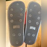 Rae Dunn Womens size 7 patriotic USA  slides Photo 3