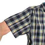Kostym Plaid Short Sleeve Button Front Shirt Dress or Tunic Blouse Size XS Photo 1