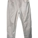 Still Here Tate Jeans Rainbow Cloud Jeans in Cream Bone Size 25 Photo 0