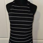 Athleta BLACK & WHITE BASIC STRIPE MIDI TANK DRESS Photo 1