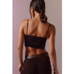 Urban Outfitters Silence + Noise Mimi Cowl Neck Brown Halter Top Size S Photo 3