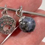 Shine I Love My Dog Silver Tone Stainless Steel Charm Bangle Bracelet Photo 4