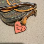 Dooney & Bourke  Signature Wristlet Clutch Bag Canvas Leather Trim Snap Photo 4