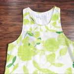 Diane Von Furstenberg  • Cheryl tank green floral silk sleeveless top Garden Lime Photo 5