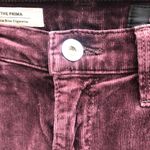AG Adriano Goldschmied THE PRIMA BURGUNDY CORDUROY MID RISE CIGARETTE PANTS Photo 7