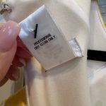 Cache Vintage Yellow White Floral Embossed Ruched Split Straps Sexy Size 14 NWT Photo 7