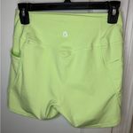 Buffbunny Green Activewear spandex shorts size xl with side pockets Photo 2