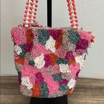 Sassy Beaded Mini Arm/Shoulder Bag🪩✨ Pink Photo 4