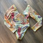 Free People  Dion Mesh Surf Swimsuit MED Photo 3