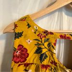 Old Navy Dress Sz XXL Womens Sleeveless Mini Yellow Floral V Neck Cottagecore Photo 5