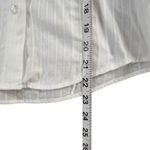 Naracamicie Blouse Shirt Womens S White Pinstripe Career Office Business Italy Photo 8