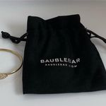 BaubleBar  Gold Pavé Crystal Teardrop Adjustable Cuff Bracelet NEW Photo 5