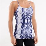 Lululemon Power Y Tank Ink Blot Indigo Size 4 Photo 7