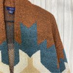 Forever 21  Aztec Western Print Wool Blend Cardigan size S Small Photo 6