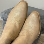 Dolce Vita Stana Western Chelsea Boots in Gold Metallic Size 9 Tan Photo 5