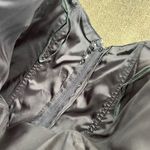 Vintage 80s Black Sweetheart Strapless Ruffles Bow Sequin Tiered Prom Dress SM Photo 13