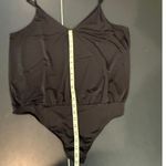 EXPRESS  Women's Black V-Neck Sleeveless Blouse thong Bodysuit XL Adjustable Photo 6