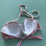 Candie's Candie’s bikini top Multicolored Padded Size M pink purple Beach Vacation Photo 2