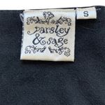 Parsley & Sage Horse Embroidered Southwestern Cotton Cardigan Top Small Black Photo 8