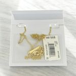 Kendra Scott NWT!  Cory Gold Pendant Necklace in Slate Cats Eye Photo 4