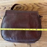 Women Vintage Leather Saddle ,Messenger Brown Leather Messenger Cross Body Bag Photo 4