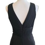 BCBG Paris Black Silk Beaded Sequin Dress Size 8 Whimsigoth Fairy Cocktail HOCO Photo 4