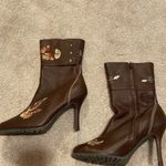 high heeled boots Brown Size 10 Photo 1