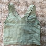Mint green sport crop top Photo 2