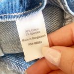 SO  High Rise Vintage Stretch Light Wash Paperbag Mom Shorts Photo 11