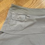 Athleta Wherever Ruched Golf Layered Active wear Skort Skirt beige tan Sz 12 Photo 5